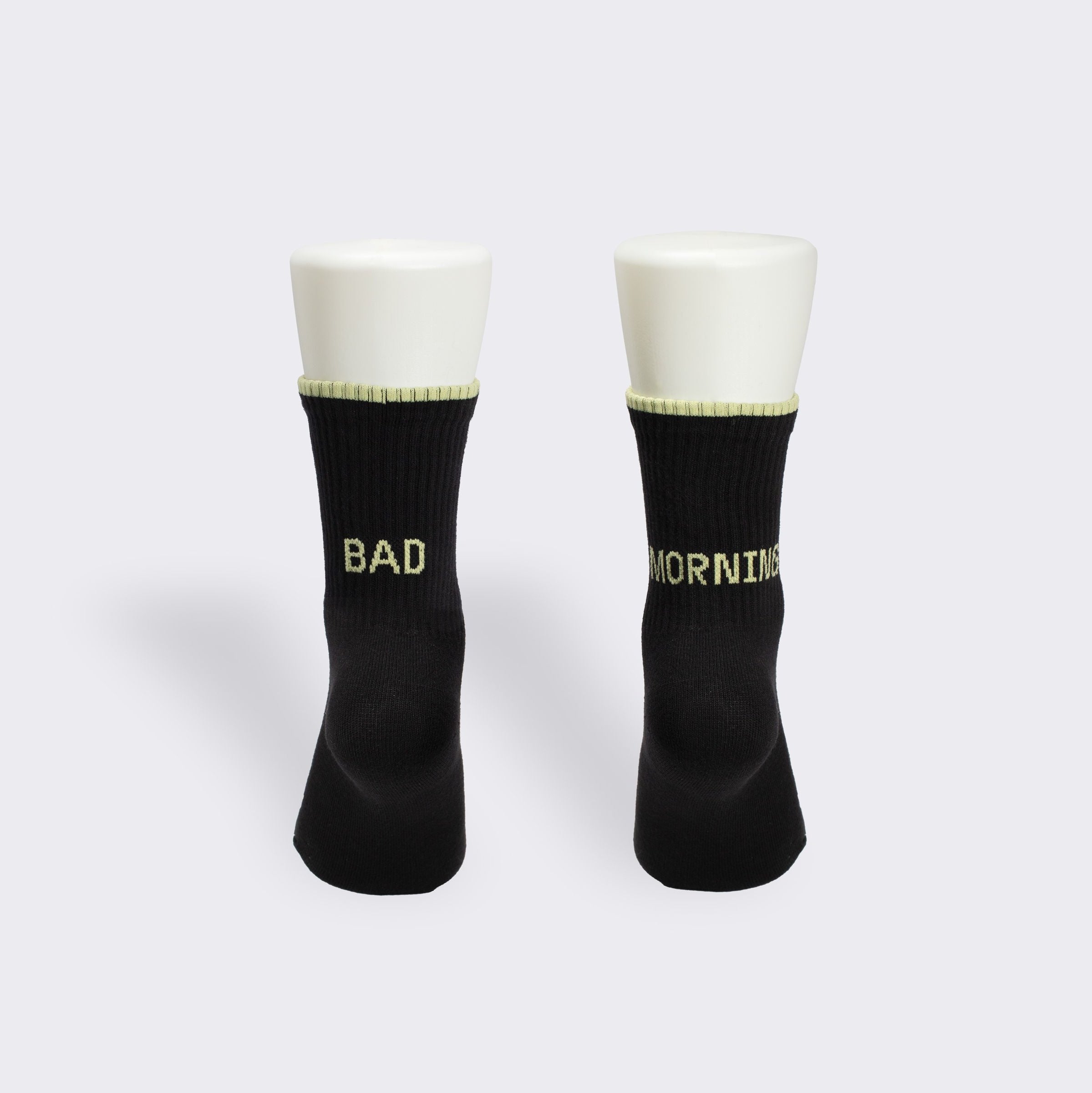 Bad MORNING Crew Socks