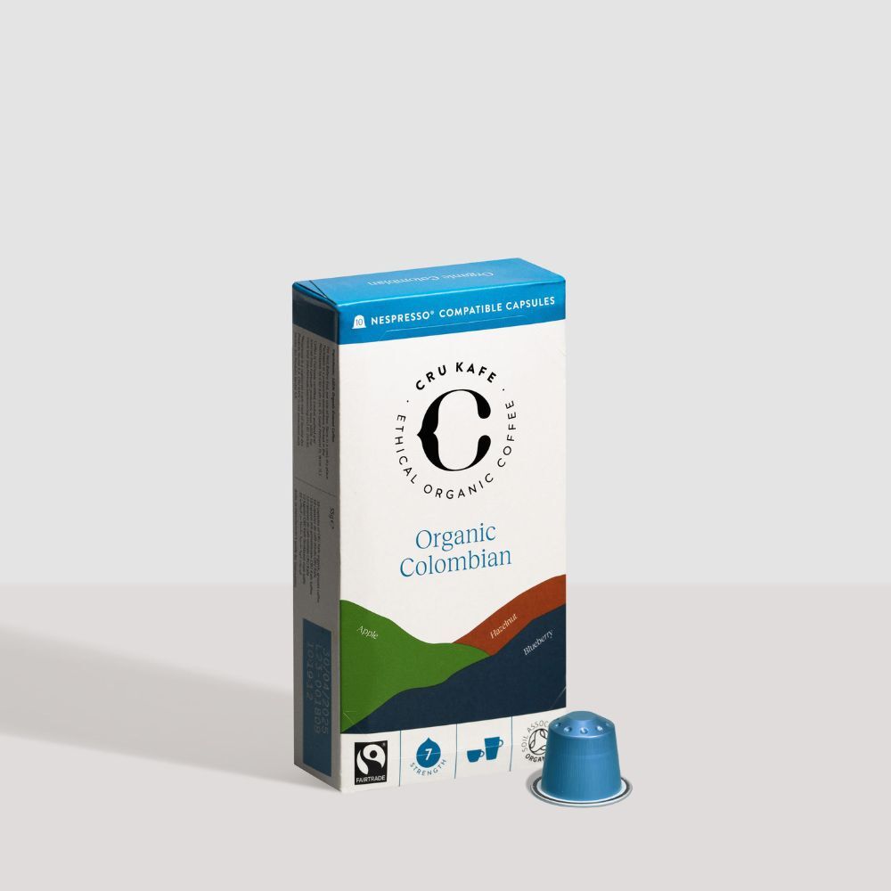 Organic Colombian Coffee Capsules – CRU Kafe MORNING – Morning